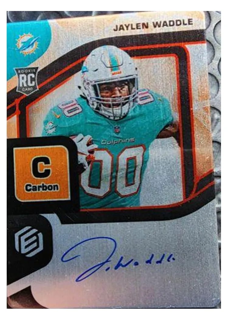 2021 Panini Elements Jaylen Waddle #130 card