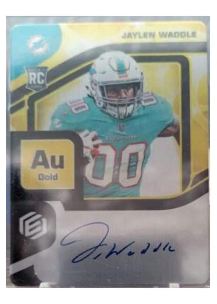 2021 Panini Elements Jaylen Waddle #130 card