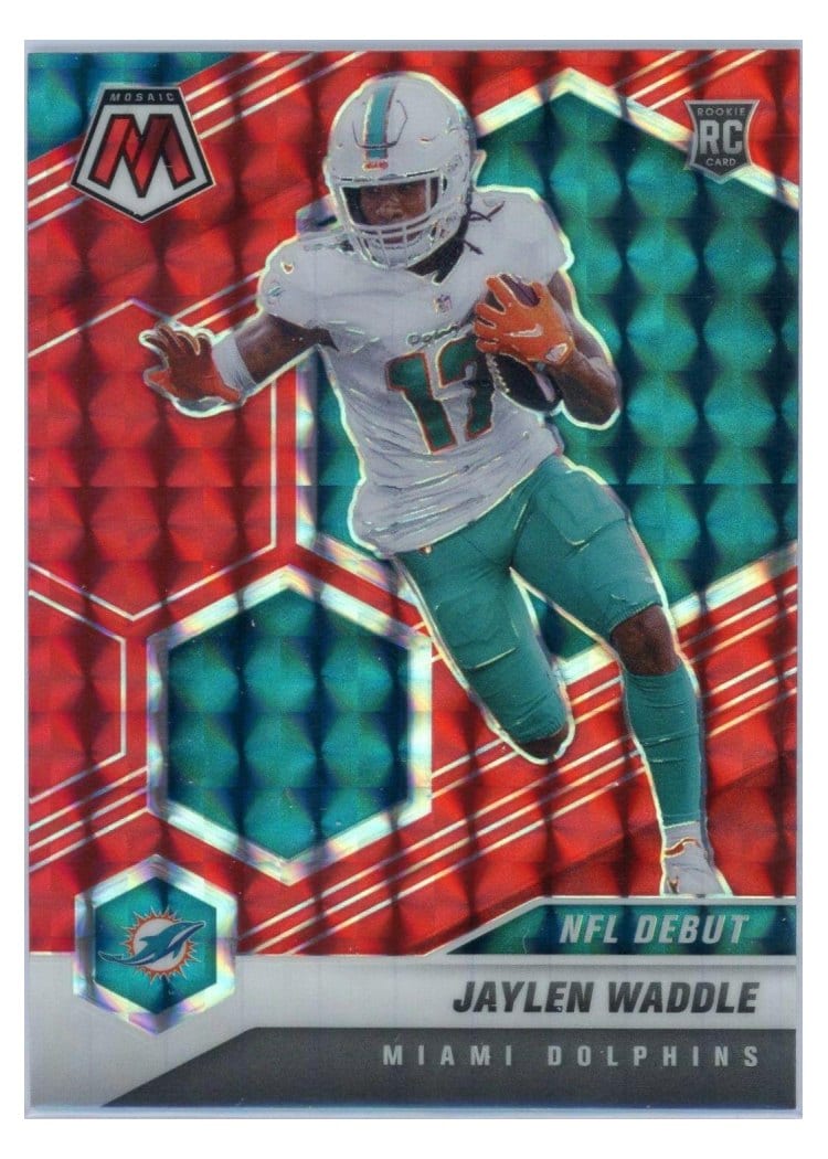 2021 Panini Mosaic Base Set Jaylen Waddle #248 card
