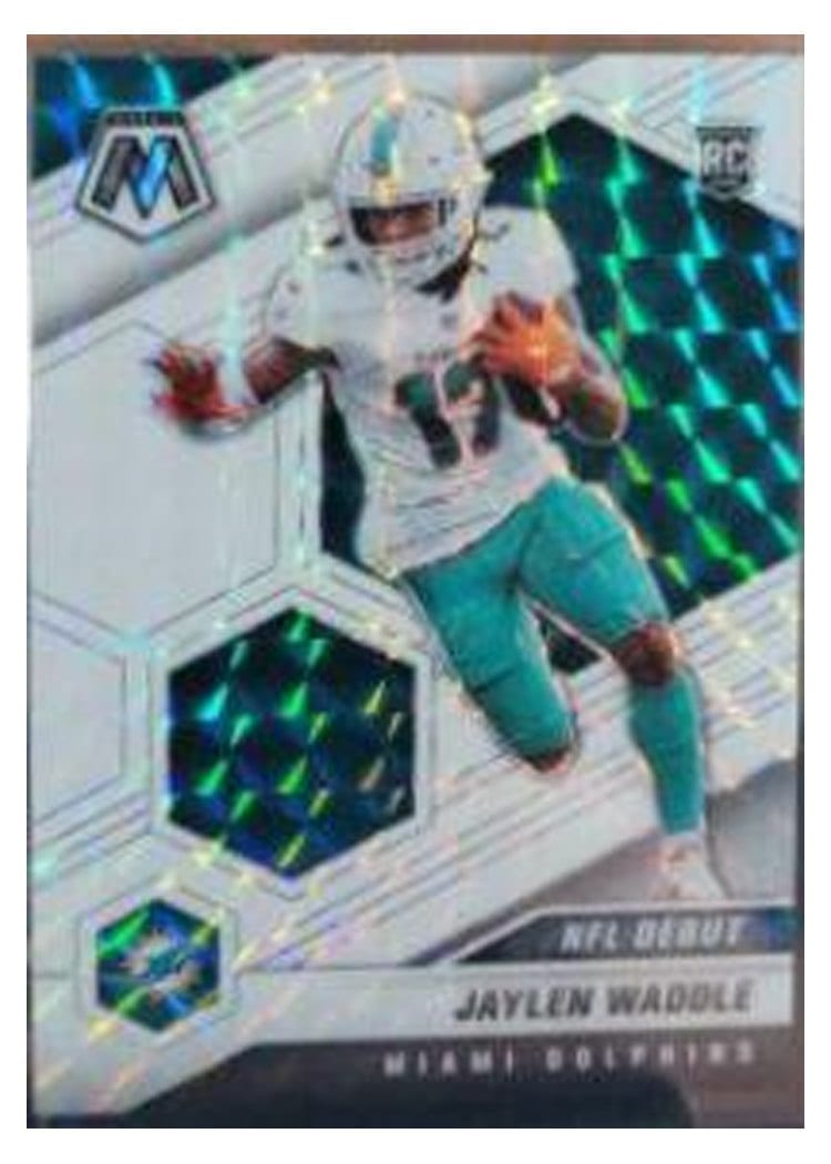 2021 Panini Mosaic Base Set Jaylen Waddle #248 card