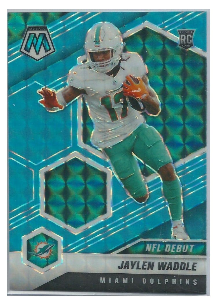 2021 Panini Mosaic Base Set Jaylen Waddle #248 card