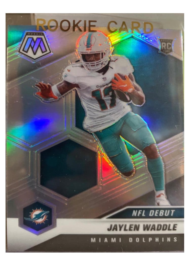 2021 Panini Mosaic Base Set Jaylen Waddle #248 card