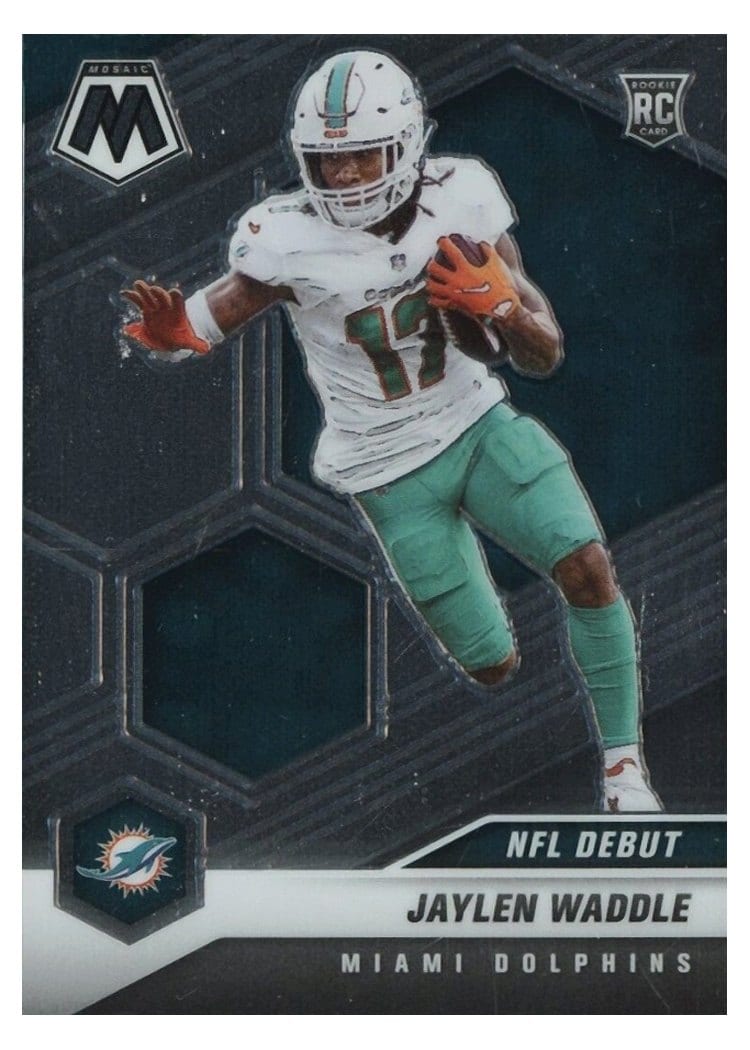 2021 Panini Mosaic Base Set Jaylen Waddle #248 card