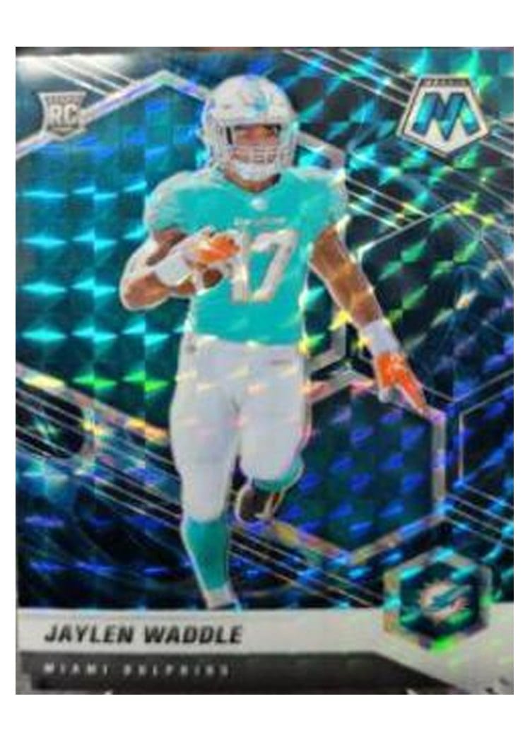 2021 Panini Mosaic Base Set Jaylen Waddle #308 card