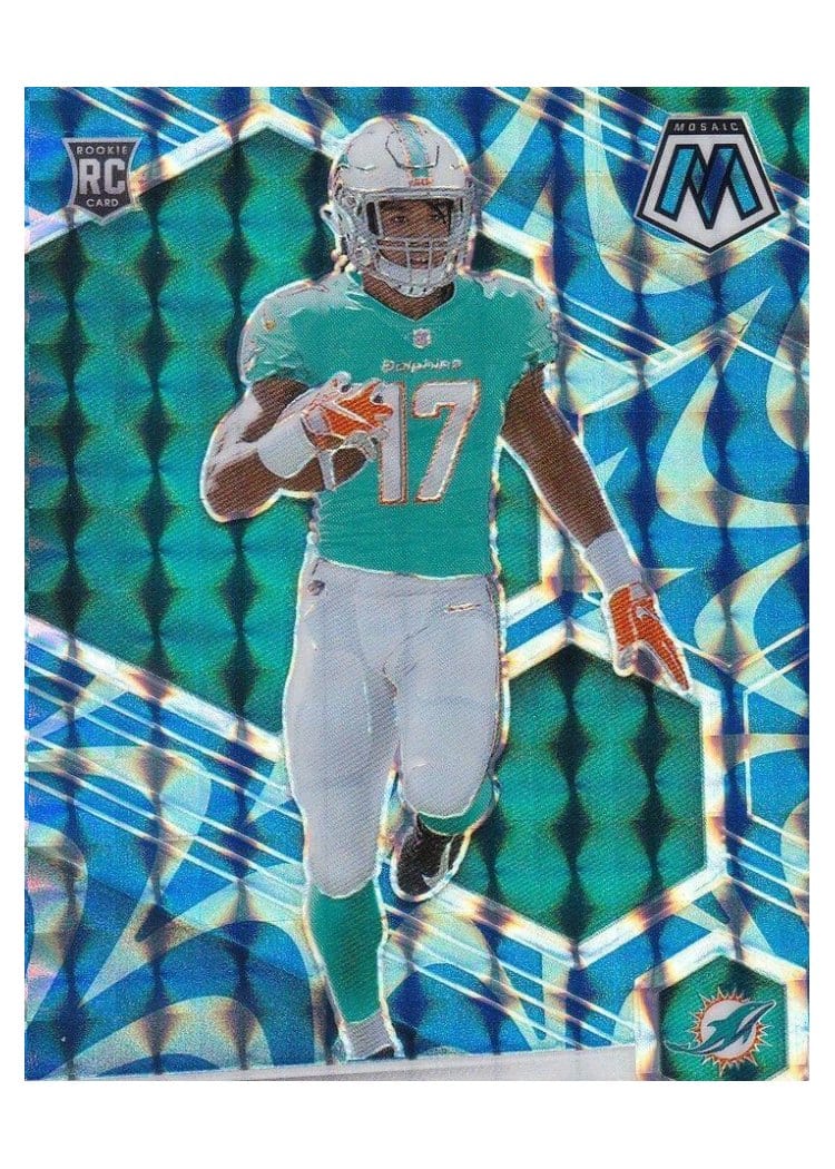 2021 Panini Mosaic Base Set Jaylen Waddle #308 card