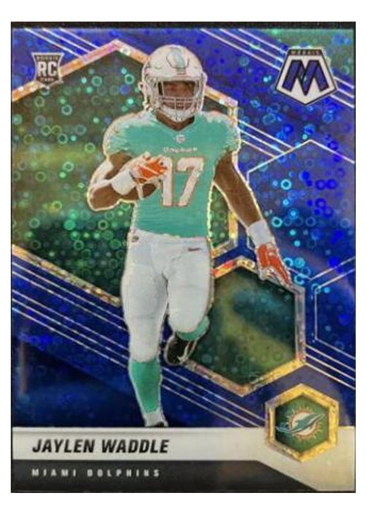 2021 Panini Mosaic Base Set Jaylen Waddle #308 card