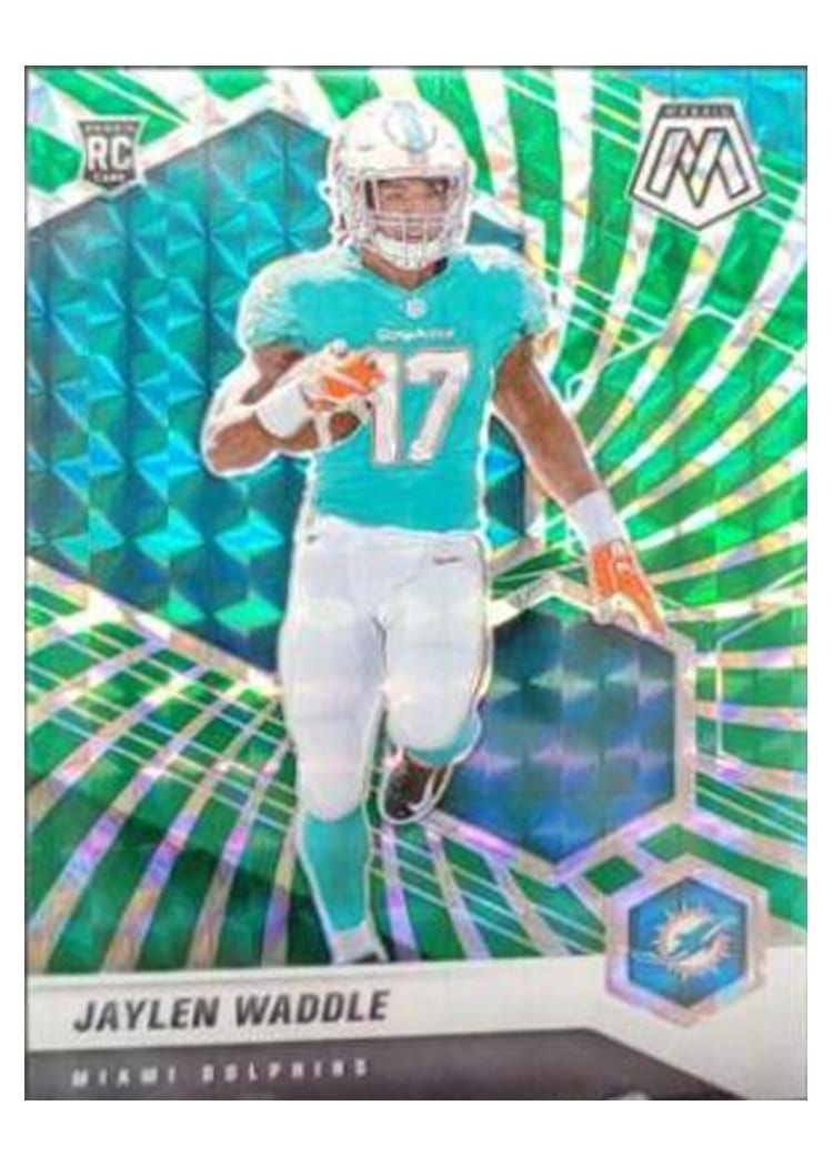 2021 Panini Mosaic Base Set Jaylen Waddle #308 card