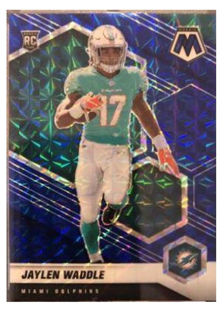 2021 Panini Mosaic Base Set Jaylen Waddle #308 card