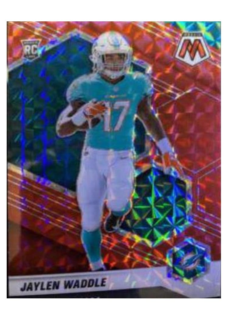 2021 Panini Mosaic Base Set Jaylen Waddle #308 card