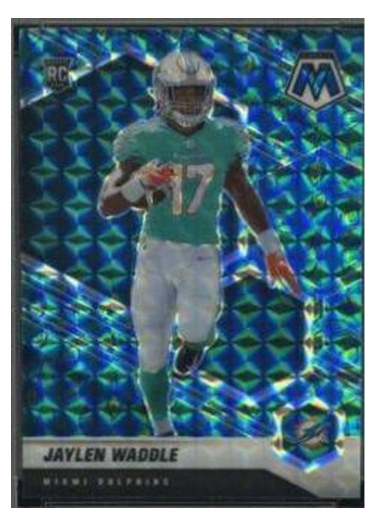 2021 Panini Mosaic Base Set Jaylen Waddle #308 card