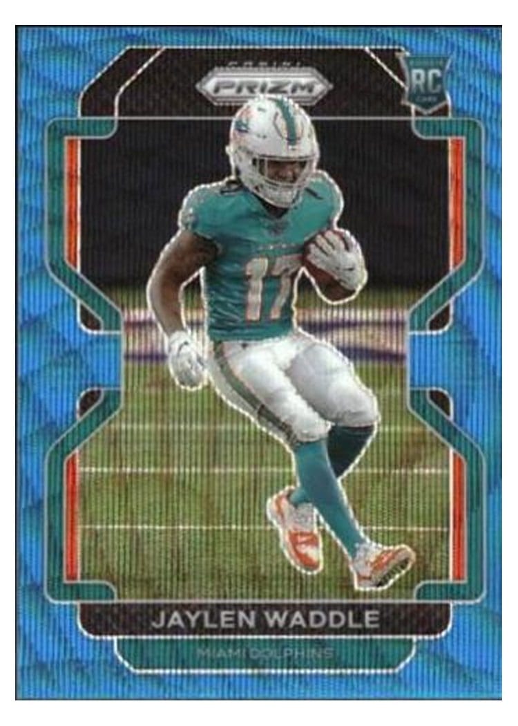 2021 Panini Prizm Base Set Jaylen Waddle #338 card