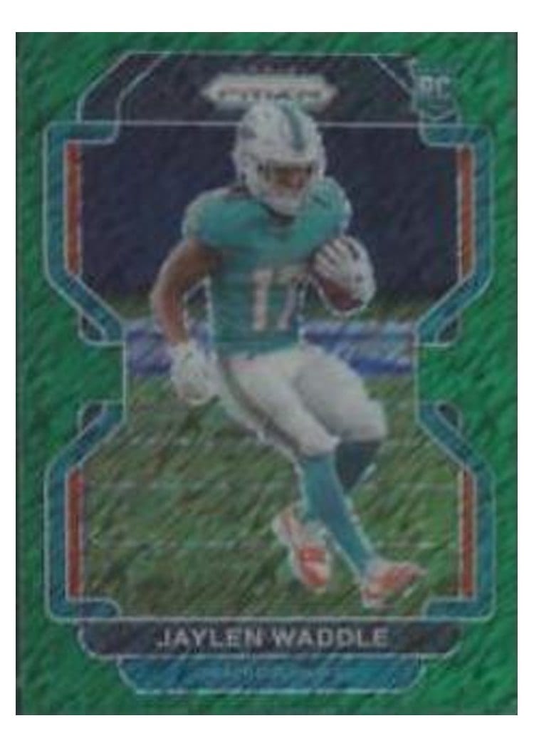2021 Panini Prizm Base Set Jaylen Waddle #338 card