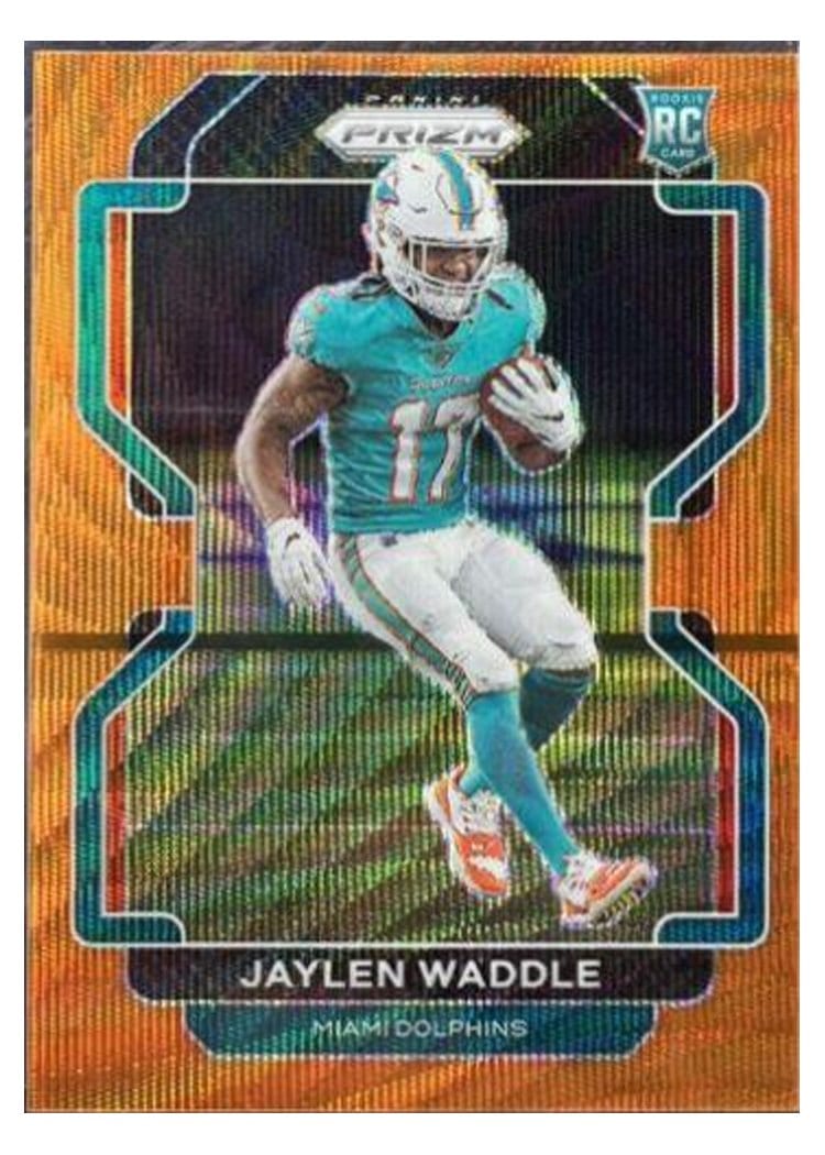 2021 Panini Prizm Base Set Jaylen Waddle #338 card