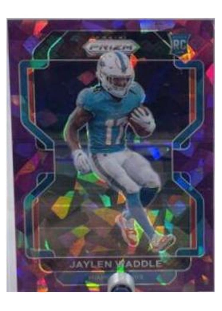 2021 Panini Prizm Base Set Jaylen Waddle #338 card