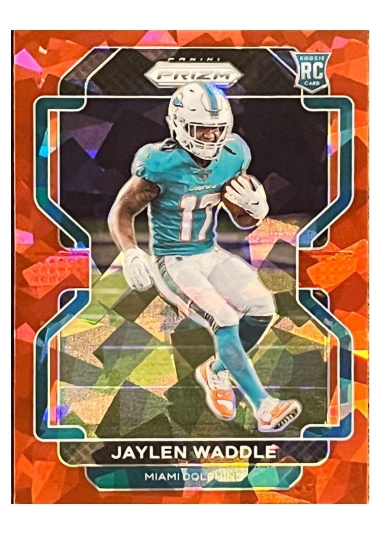 2021 Panini Prizm Base Set Jaylen Waddle #338 card