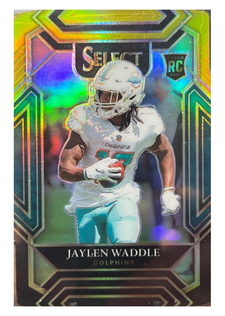 2021 Panini Select Jaylen Waddle #248 card