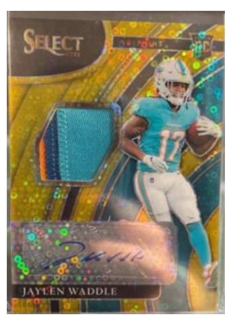 2021 Panini Select Jaylen Waddle #248 card