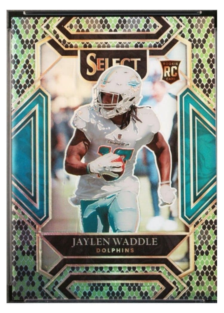 2021 Panini Select Jaylen Waddle #248 card
