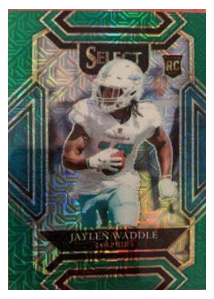 2021 Panini Select Jaylen Waddle #248 card