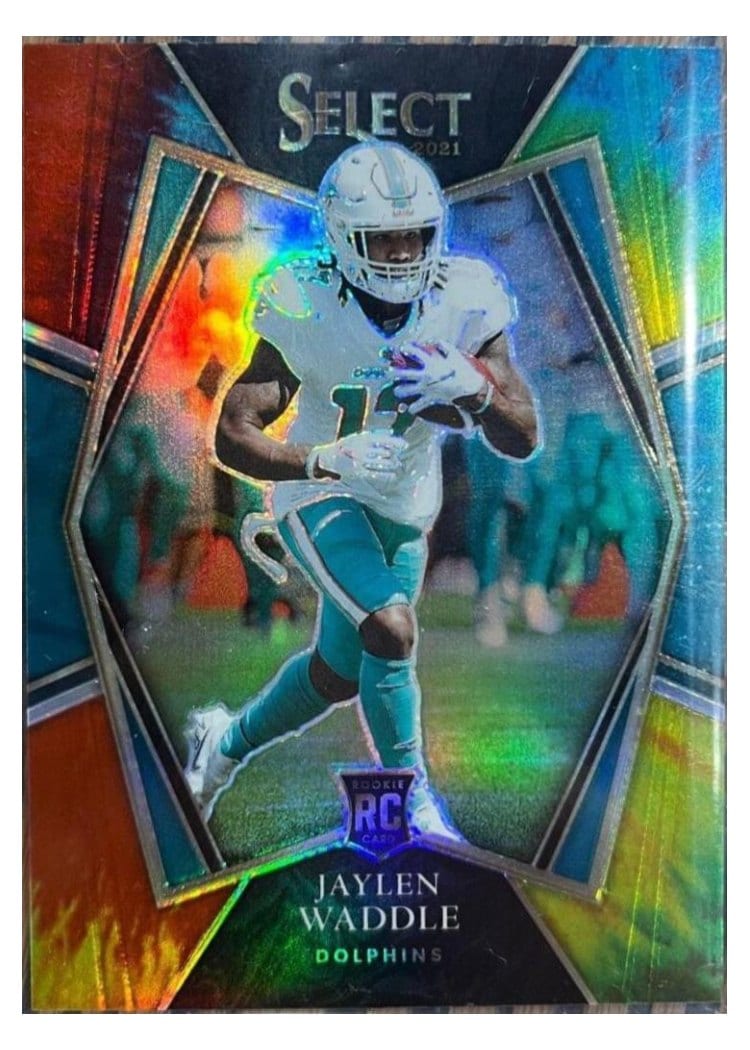 2021 Panini Select Base Set Jaylen Waddle #148 card