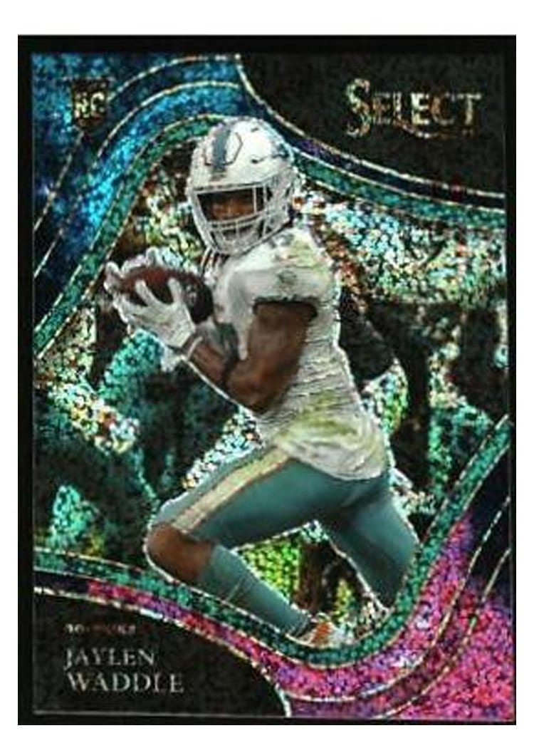 2021 Panini Select Base Set Jaylen Waddle #348 card