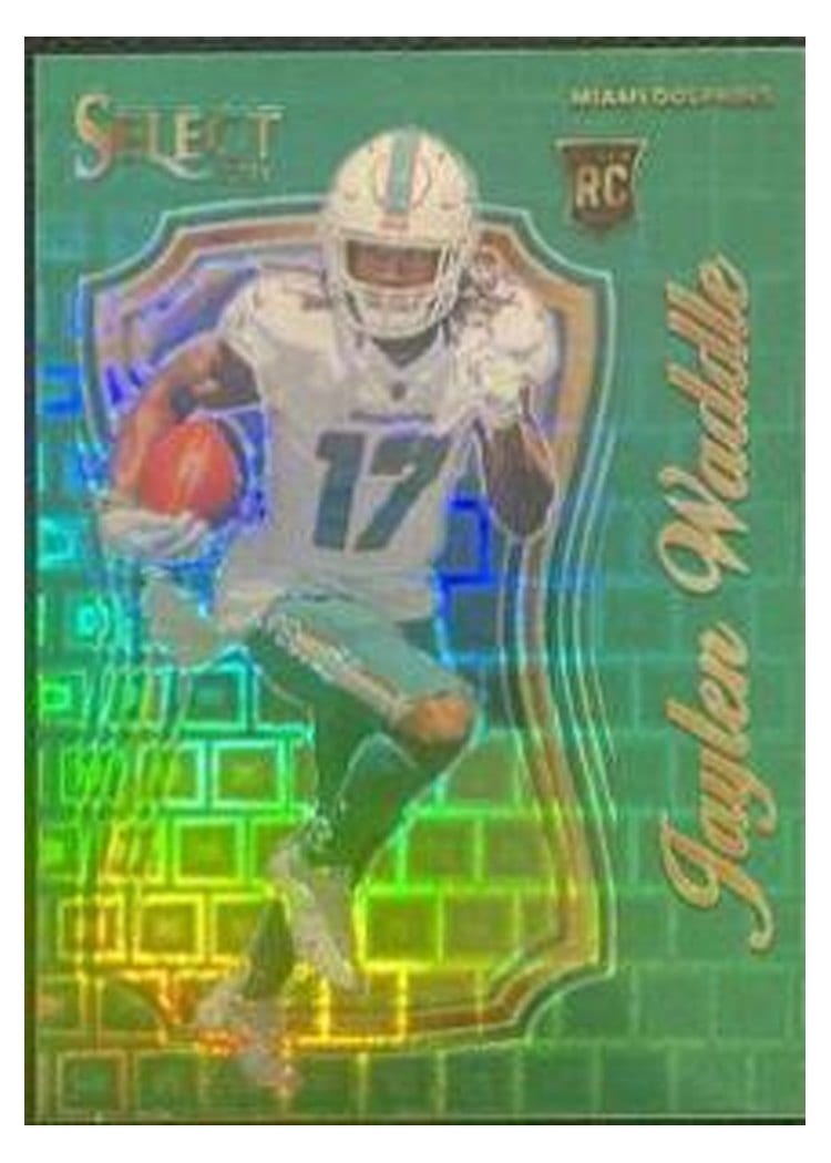 2021 Panini Select Base Set Jaylen Waddle #348 card