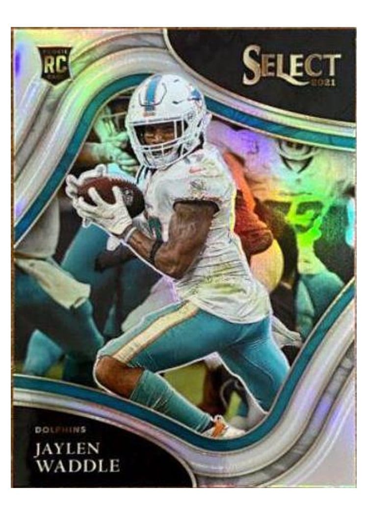 2021 Panini Select Base Set Jaylen Waddle #348 card