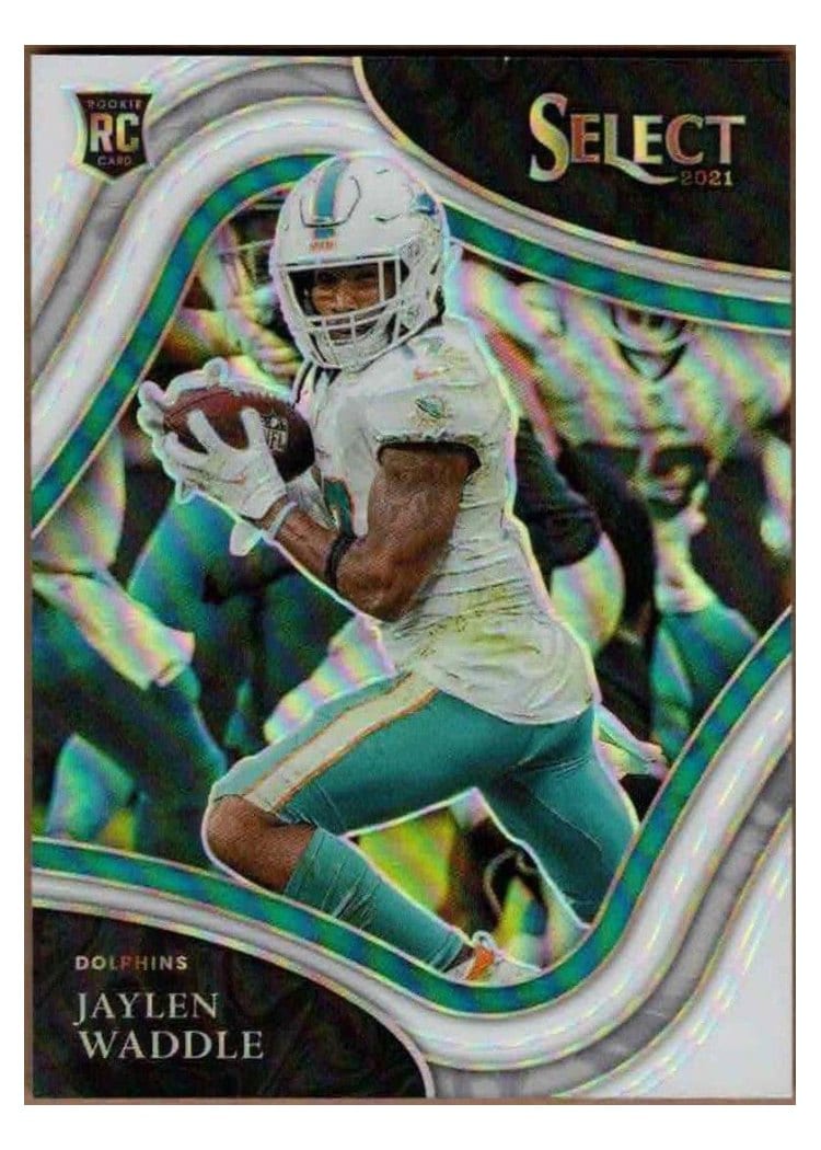 2021 Panini Select Base Set Jaylen Waddle #348 card