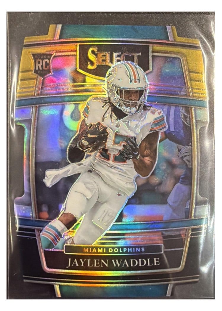 2021 Panini Select Base Set Jaylen Waddle #48 card