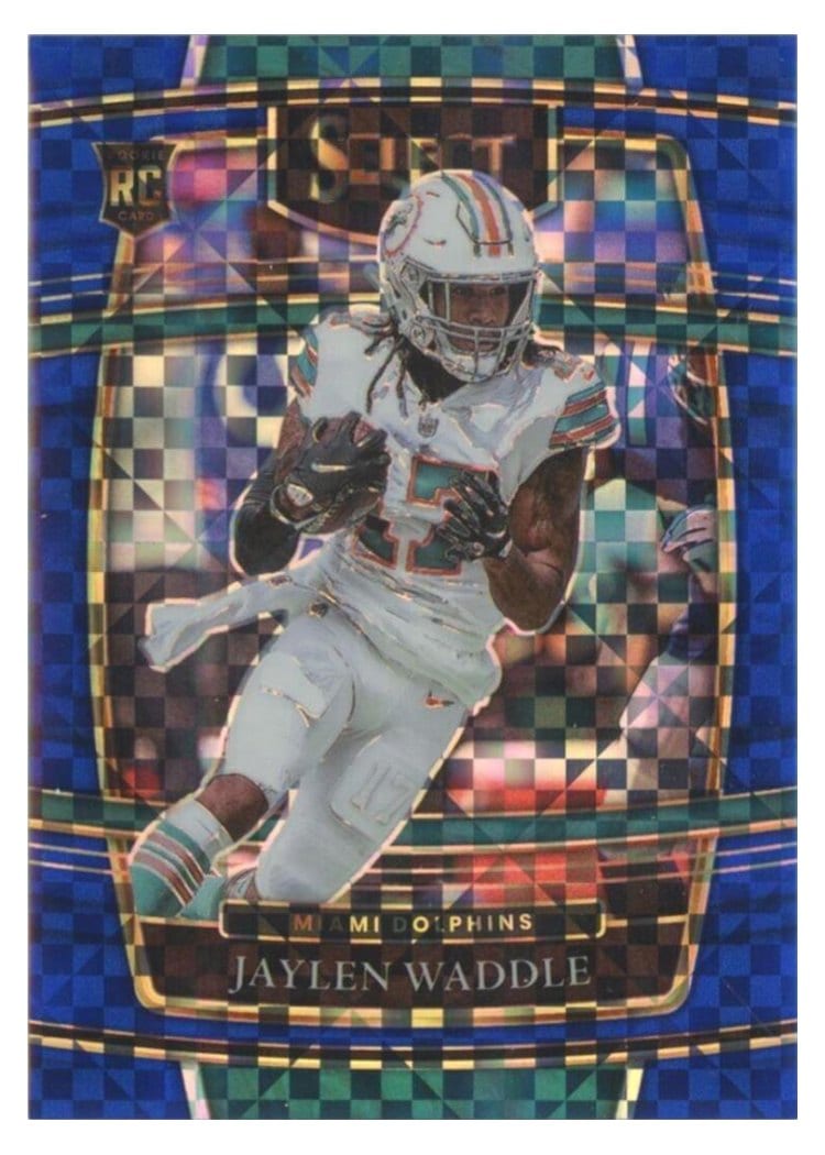 2021 Panini Select Base Set Jaylen Waddle #48 card