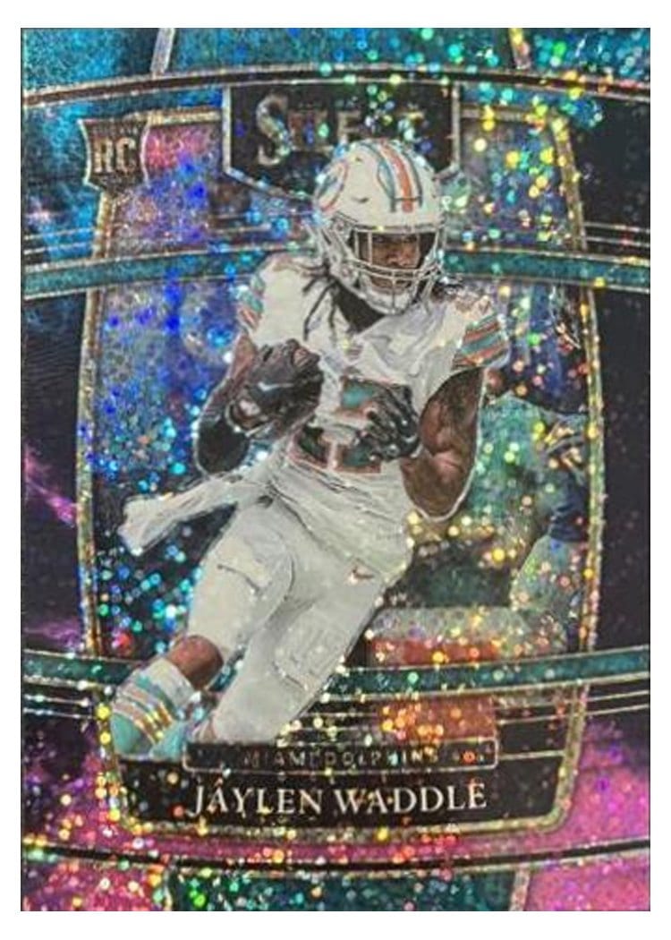 2021 Panini Select Base Set Jaylen Waddle #48 card