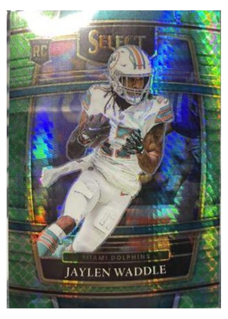 2021 Panini Select Base Set Jaylen Waddle #48 card