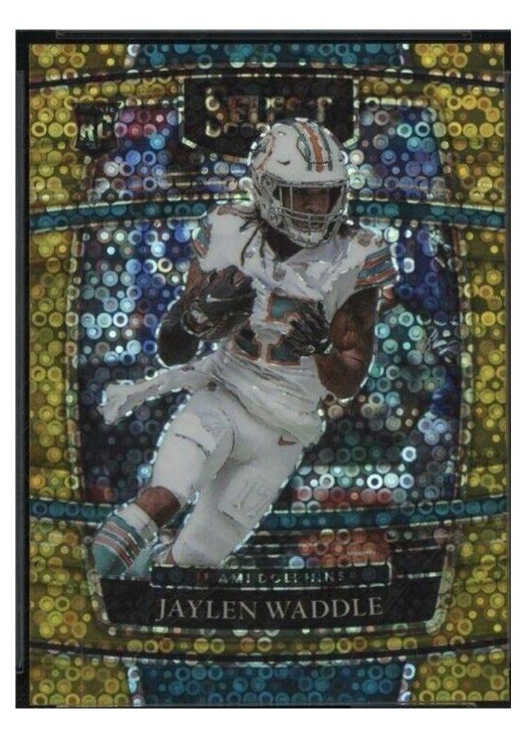 2021 Panini Select Base Set Jaylen Waddle #48 card