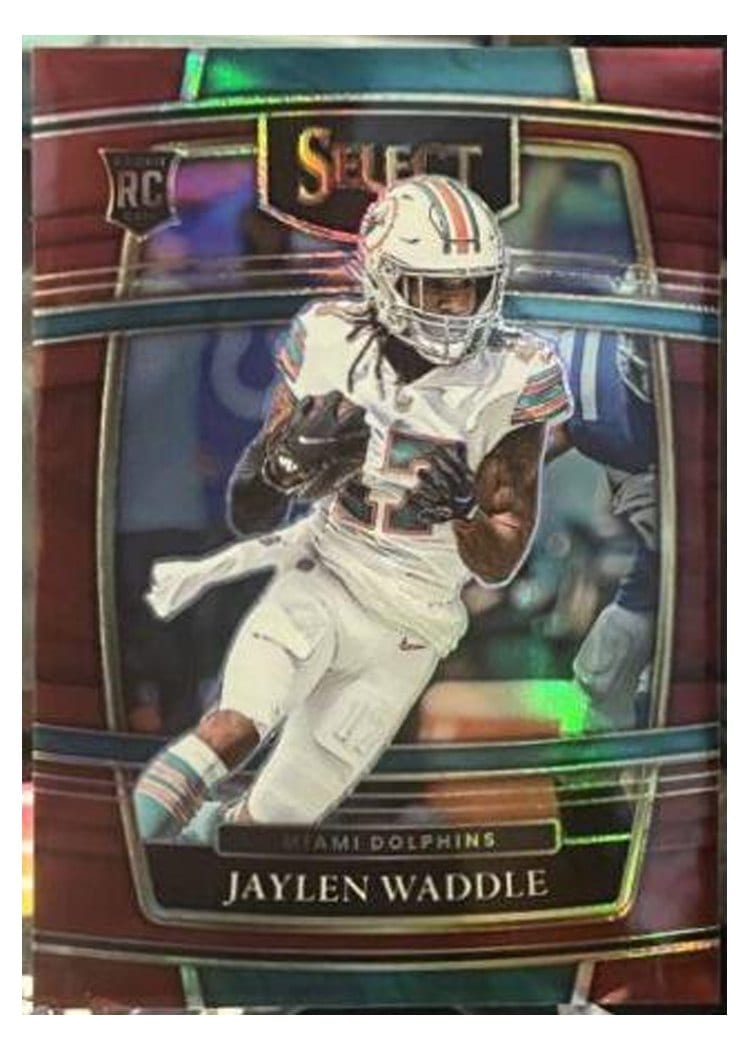 2021 Panini Select Base Set Jaylen Waddle #48 card