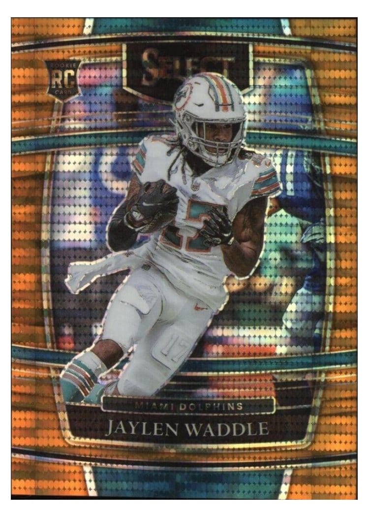 2021 Panini Select Base Set Jaylen Waddle #48 card