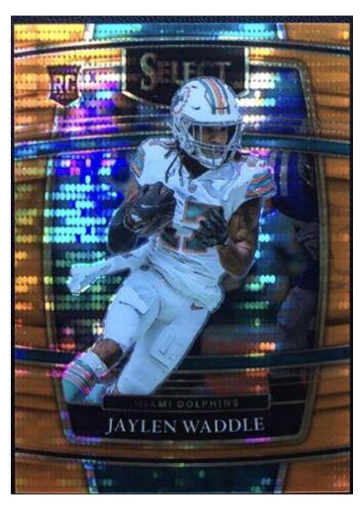 2021 Panini Select Base Set Jaylen Waddle #48 card