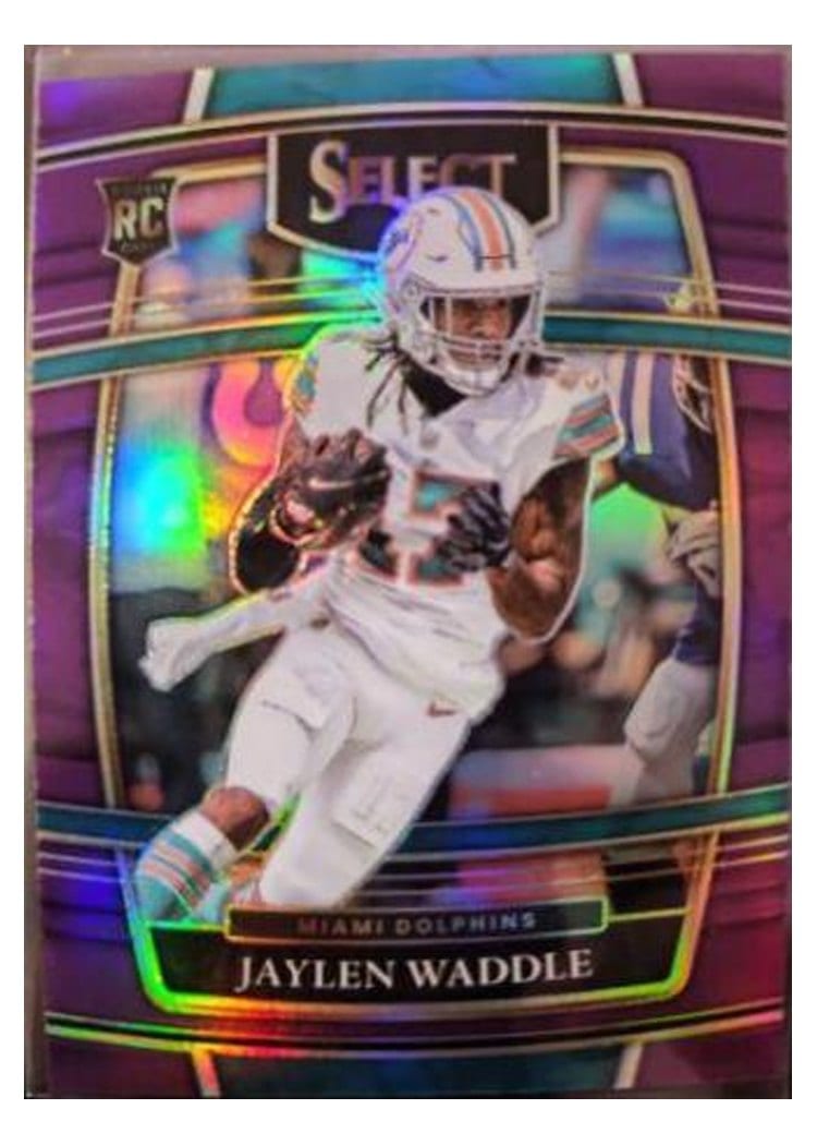 2021 Panini Select Base Set Jaylen Waddle #48 card