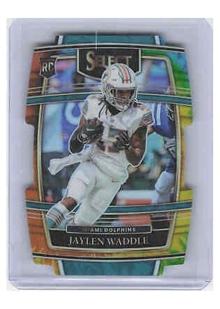 2021 Panini Select Base Set Jaylen Waddle #48 card
