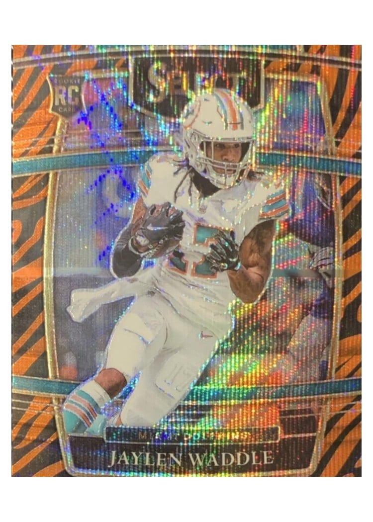 2021 Panini Select Base Set Jaylen Waddle #48 card
