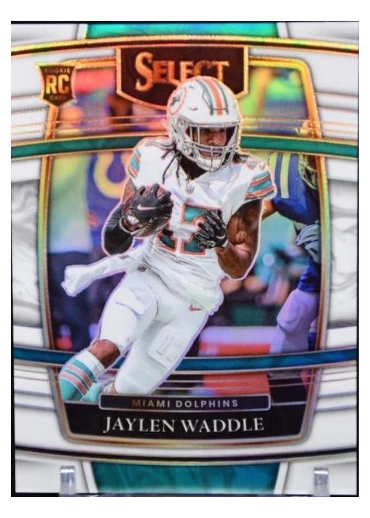 2021 Panini Select Base Set Jaylen Waddle #48 card