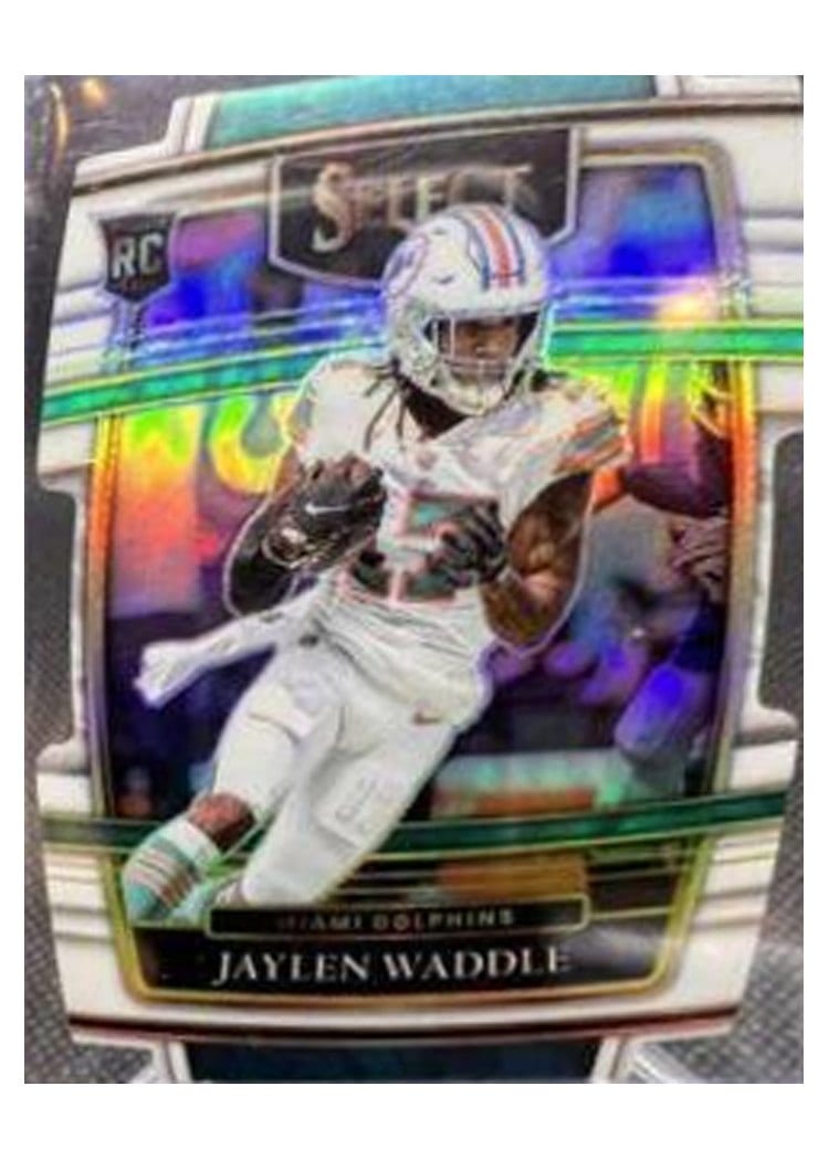 2021 Panini Select Base Set Jaylen Waddle #48 card