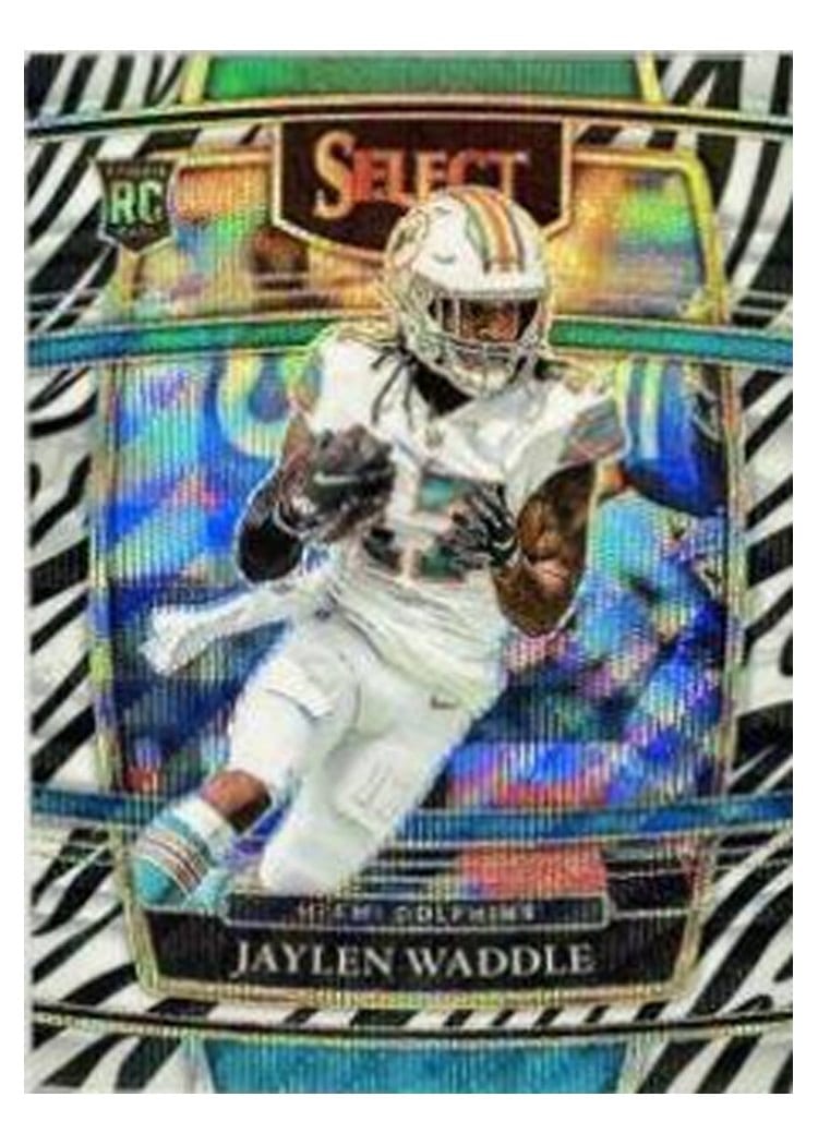2021 Panini Select Base Set Jaylen Waddle #48 card