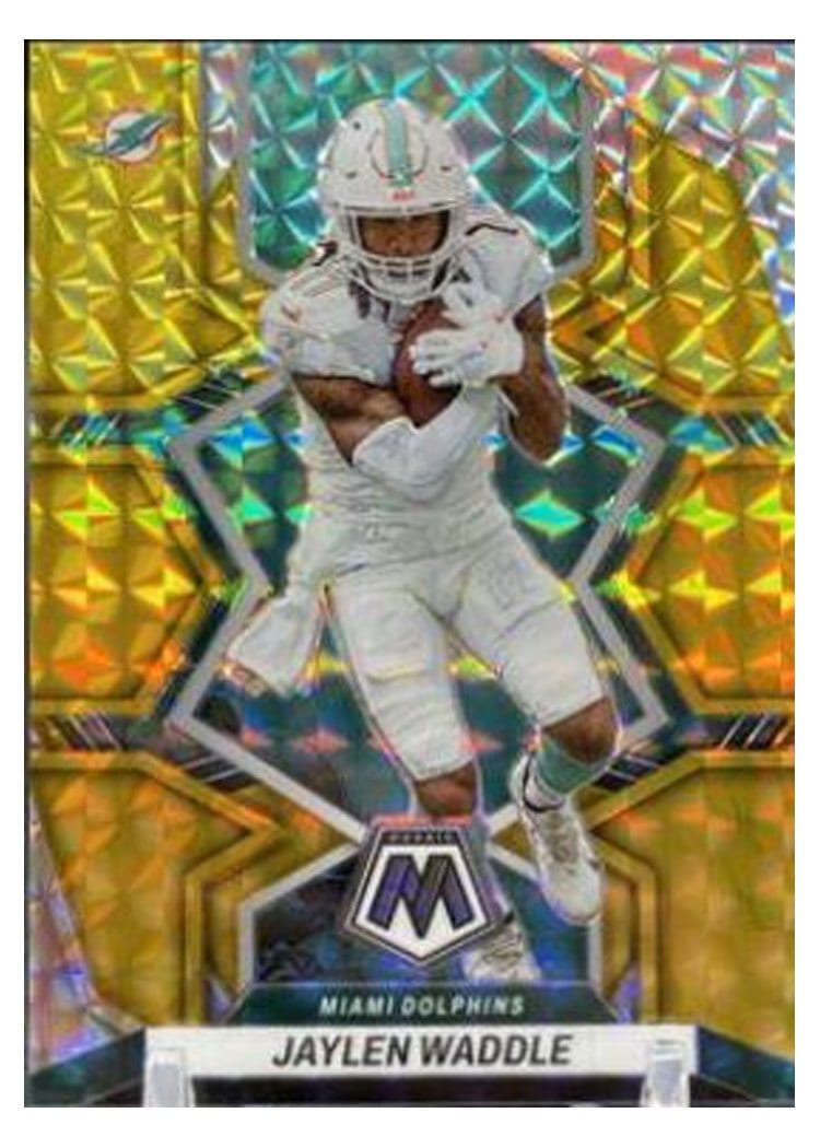 2022 Panini Mosaic Base Set Jaylen Waddle #122 card