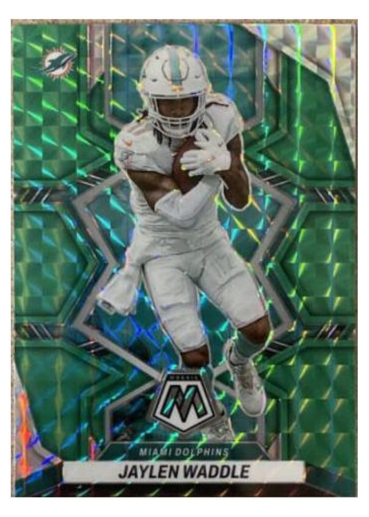 2022 Panini Mosaic Base Set Jaylen Waddle #122 card