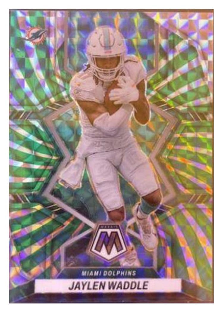 2022 Panini Mosaic Base Set Jaylen Waddle #122 card