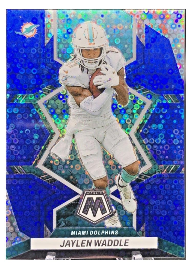 2022 Panini Mosaic Base Set Jaylen Waddle #122 card