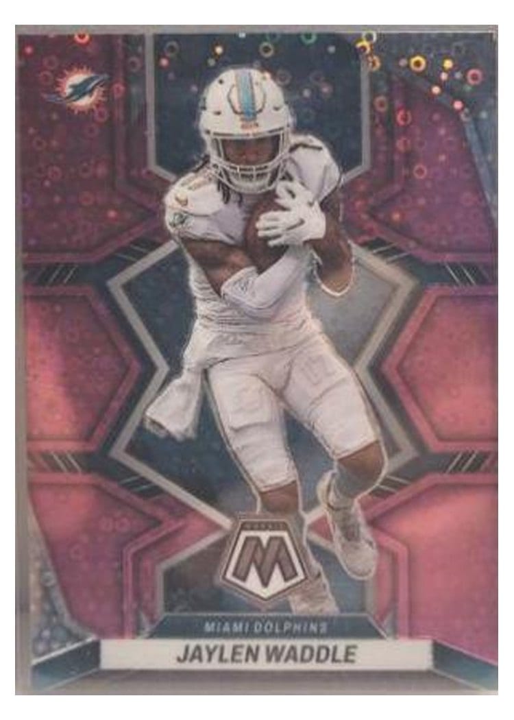 2022 Panini Mosaic Base Set Jaylen Waddle #122 card
