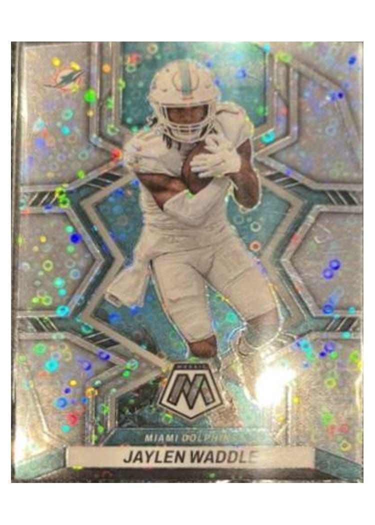 2022 Panini Mosaic Base Set Jaylen Waddle #122 card