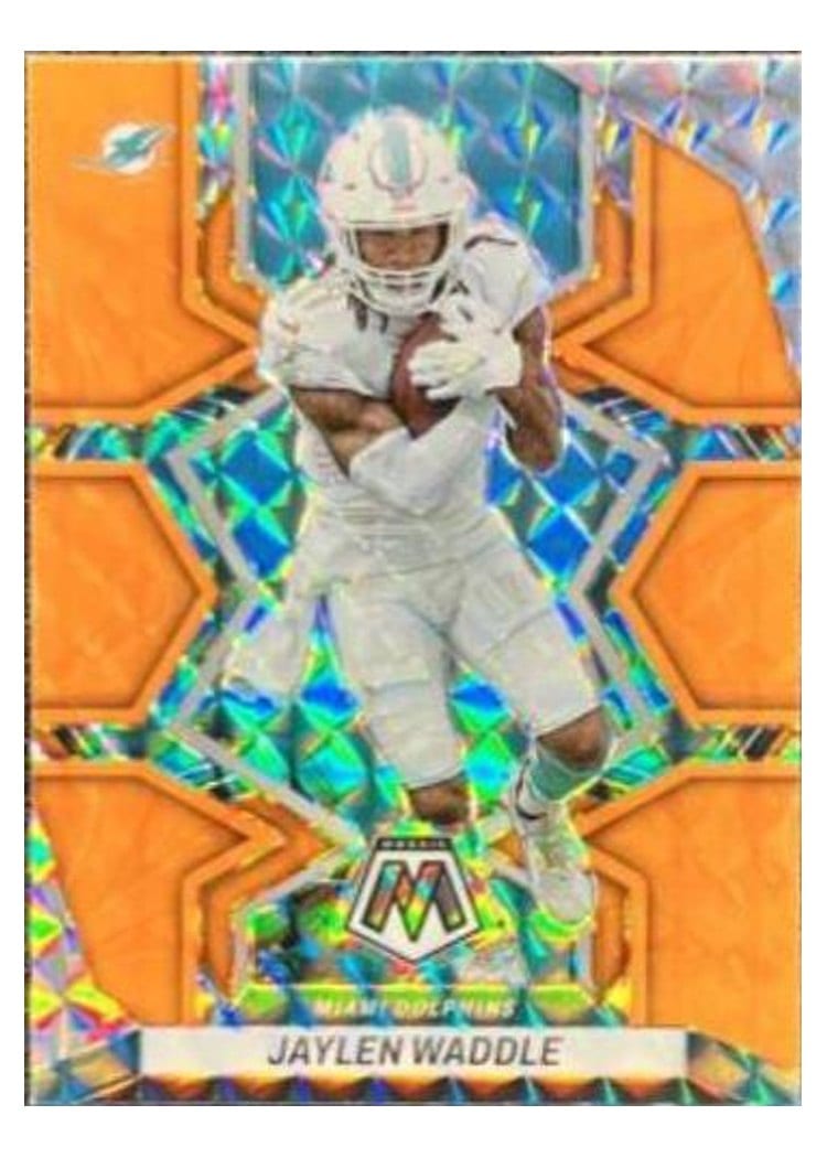 2022 Panini Mosaic Base Set Jaylen Waddle #122 card