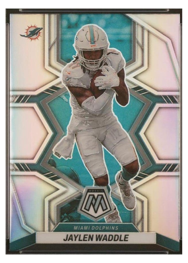 2022 Panini Mosaic Base Set Jaylen Waddle #122 card